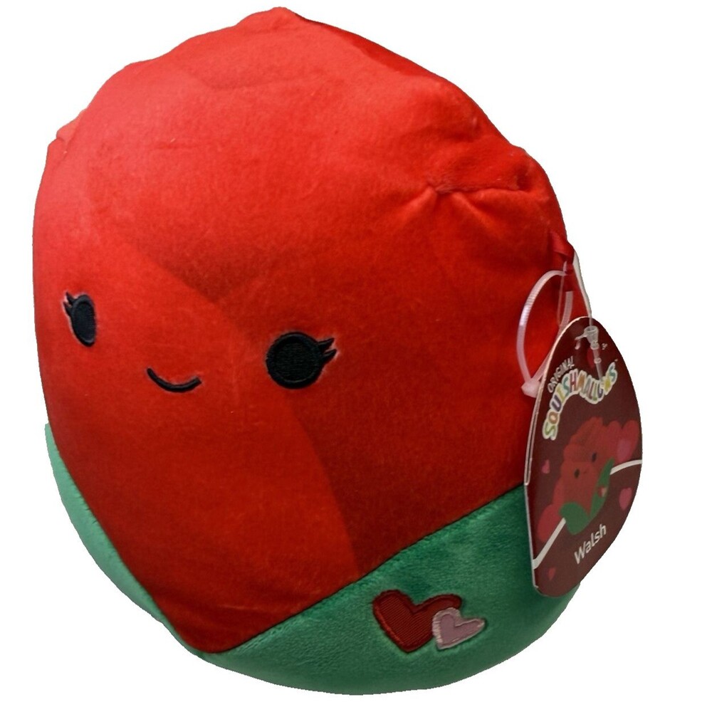Squishmallows Walsh the Rose 8" Plush Stuffed Animal NEW w/Tags 🌹💖